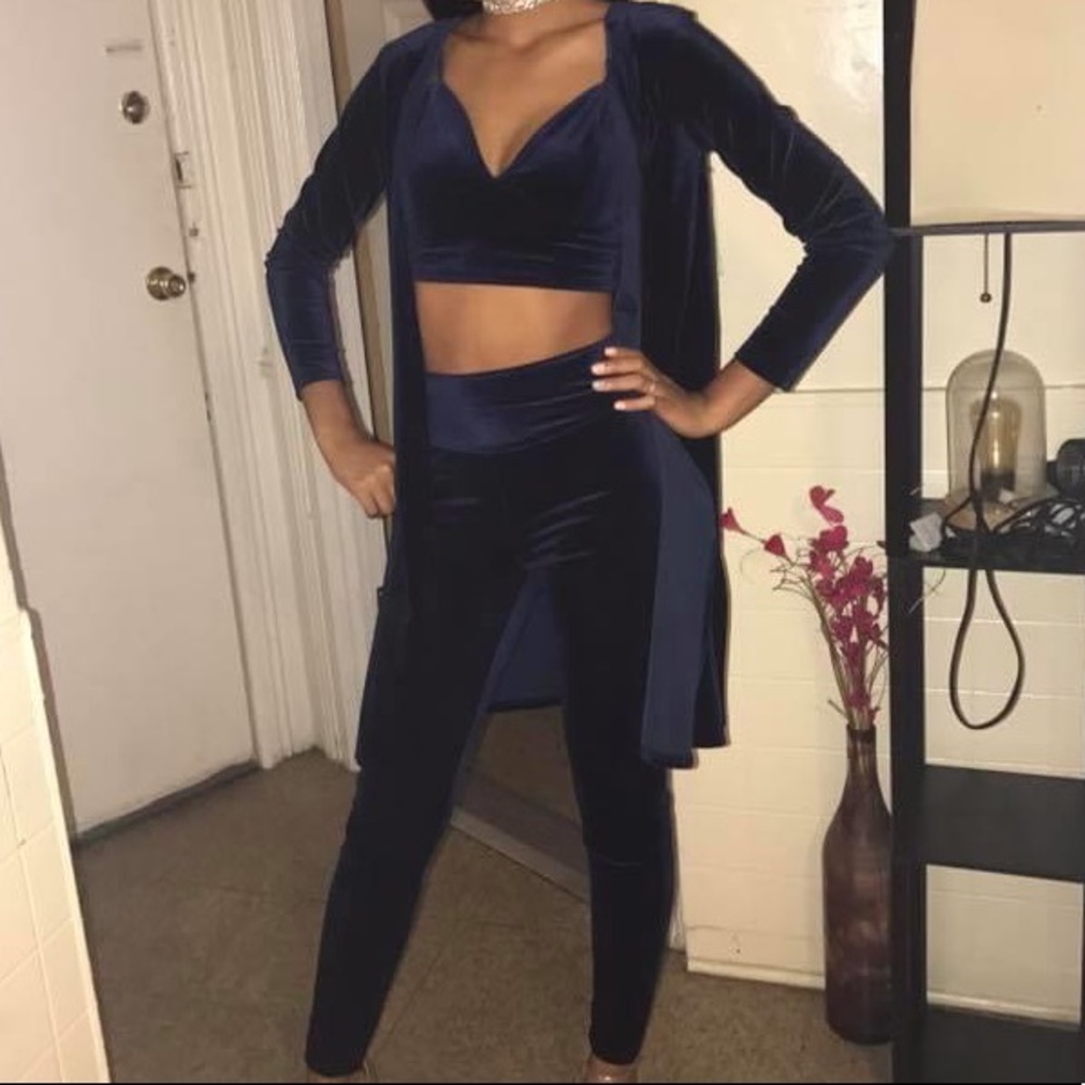 Dark blue 3 pieces set